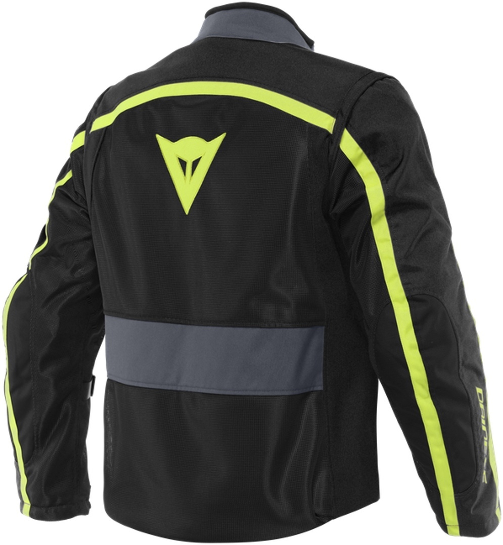 Dainese Outlaw Tex Motorcycle Textile Jacket black/grey/yellow 46 Figure 2