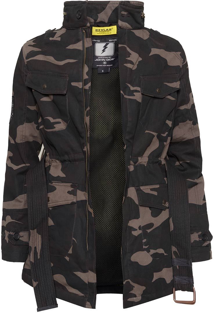 John Doe Field XTM Damen Motorrad Textiljacke camouflage L Abbildung 1