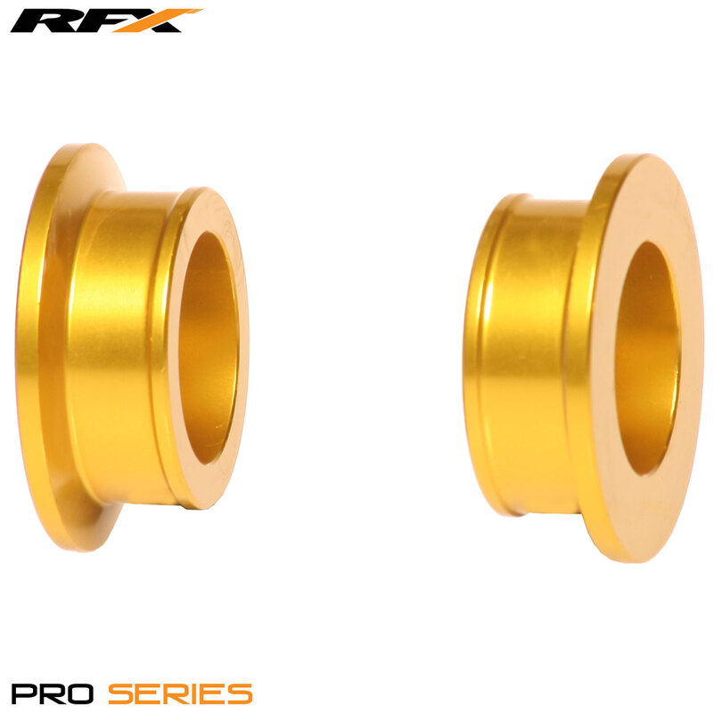 Rfx Yellow Pro Wheel Spacers Rear (Yellow) - Suzuki Rm125/250 01-08