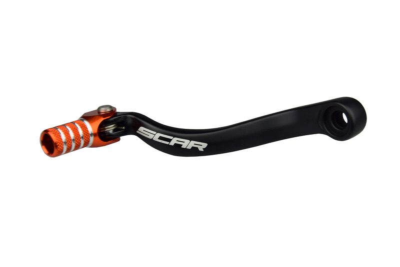 SCAR Växelspak matt svart/orange ändstycke Figur 2