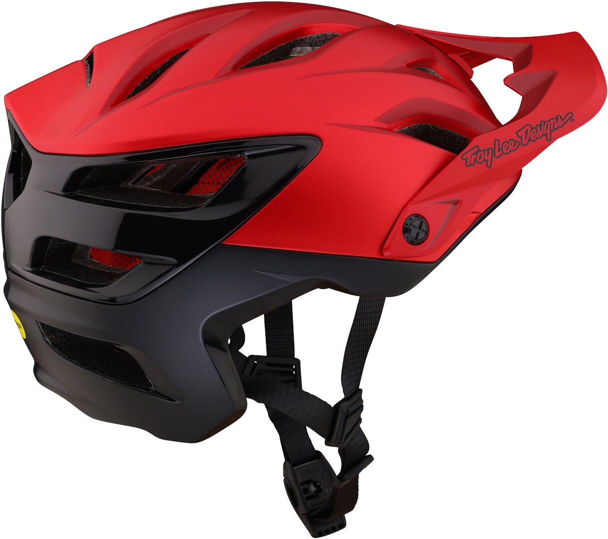 Troy Lee Designs A3 Uno MIPS Casco da bicicletta rosso/nero XL/XXL Figura 4
