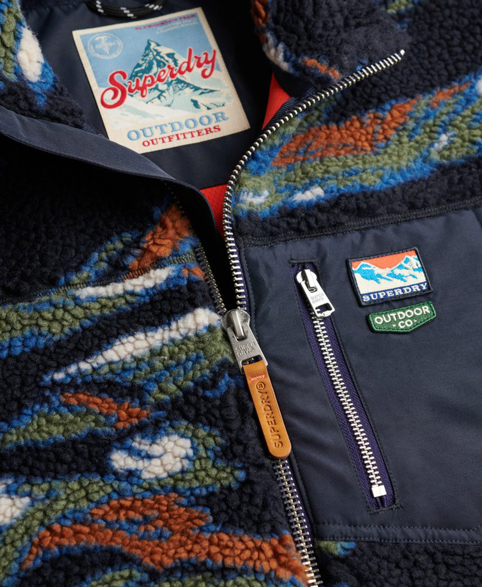 Superdry & Co Terrain フリースジャケット 海軍 L 図2