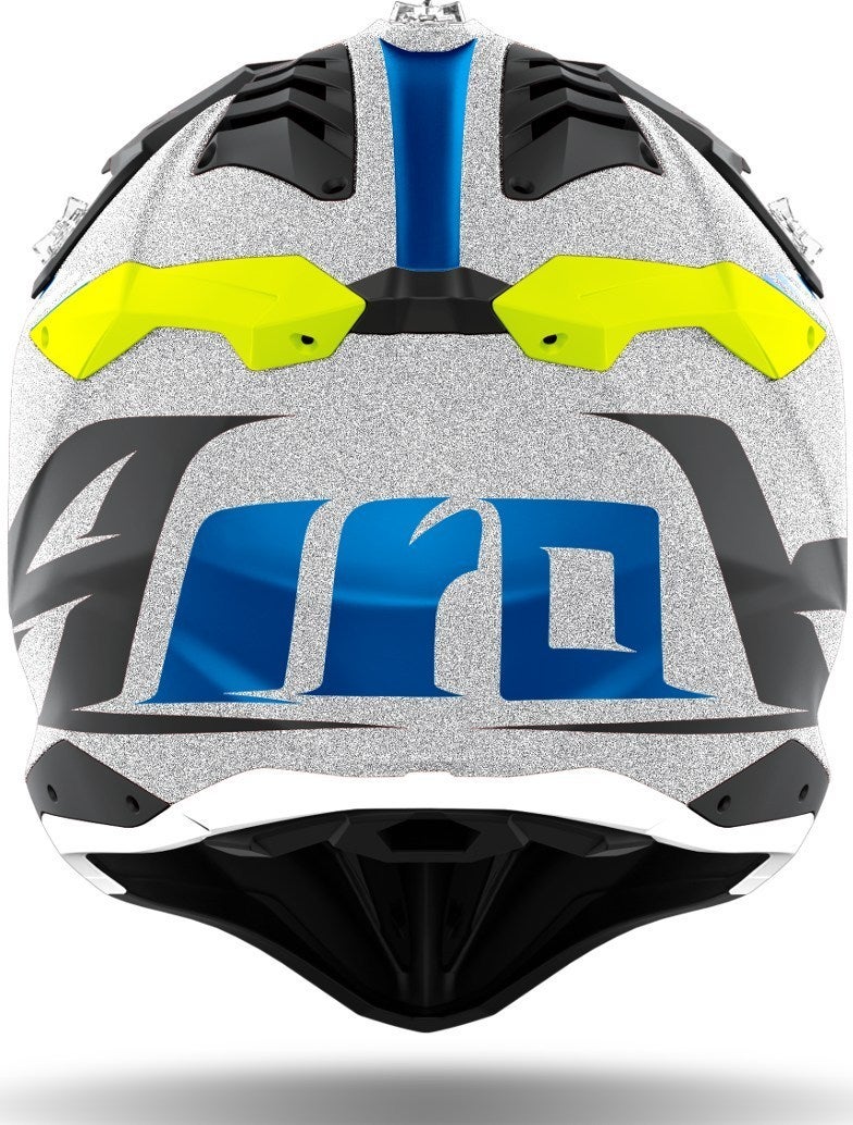 Airoh Aviator 3 Wave Carbon Casco motocross Argento XXL (63) Figura 3