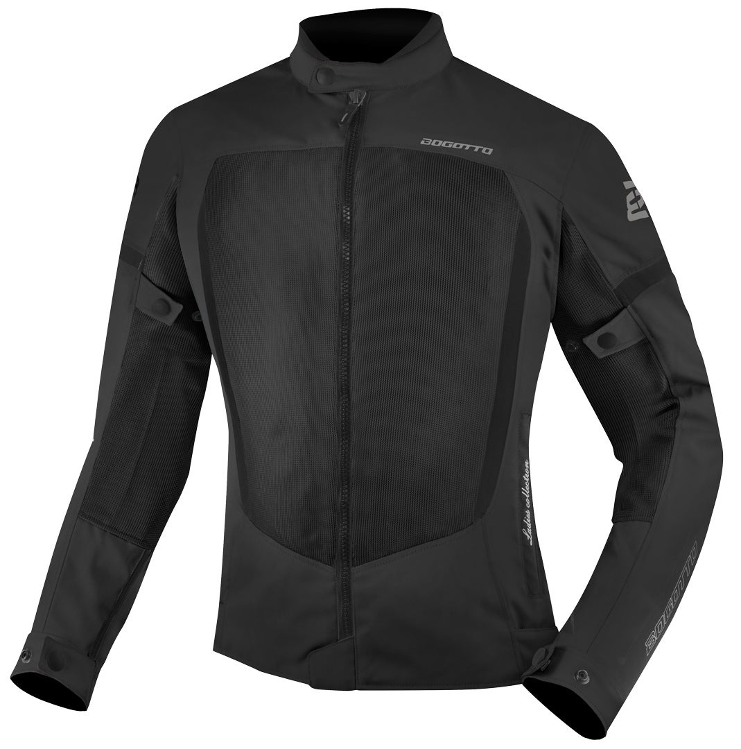 Bogotto Alastor Air Mesh Damen Motorrad Textiljacke schwarz M Abbildung 1