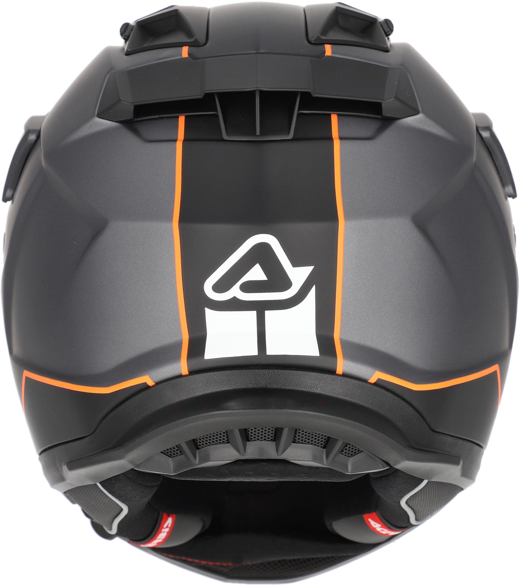 Acerbis Attack Logo Matt Casque d’enduro Gris mat/orange L (59/60) Figure 6