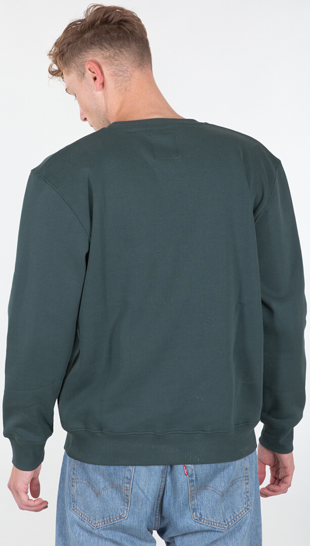 Alpha Industries Basic Sweatshirt green/white M Figure 2
