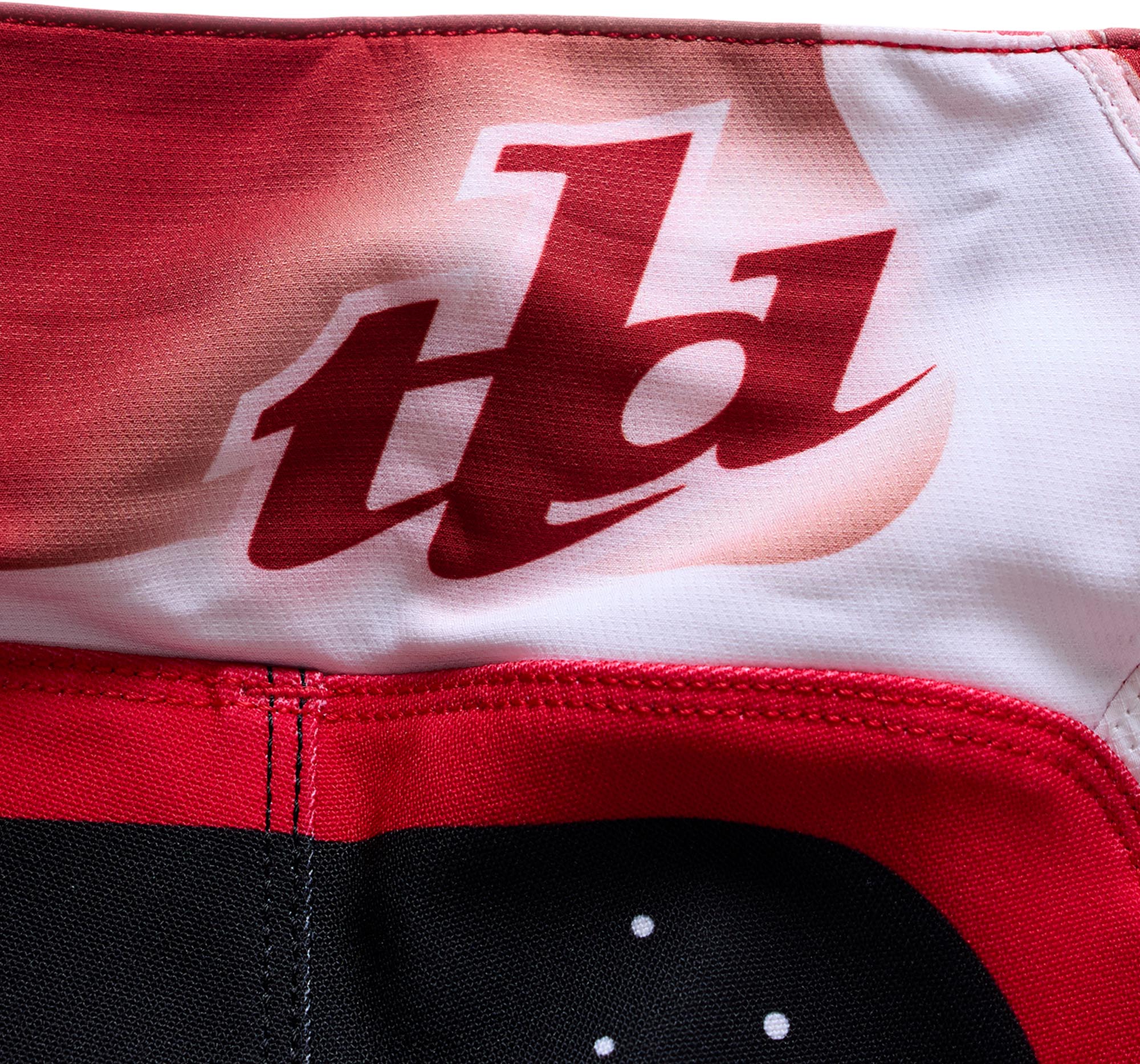 Troy Lee Designs SE Pro Salvo Ungdoms motocrossbukser rød/hvid 18 Figur 12