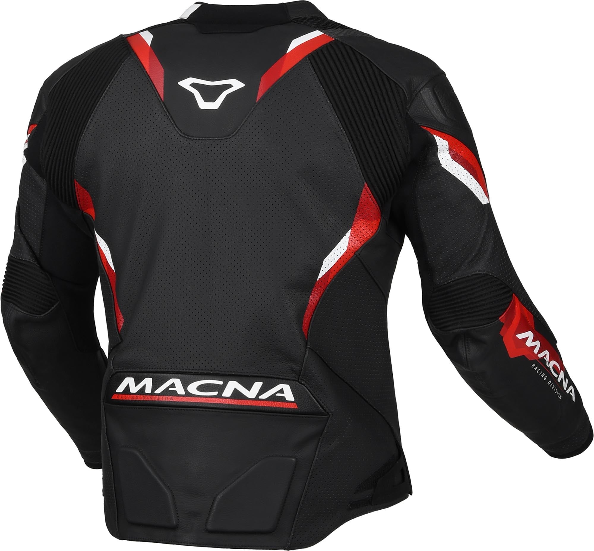 Macna Evoctane Motorleren jas Zwart/Rood 50 Figuur 2