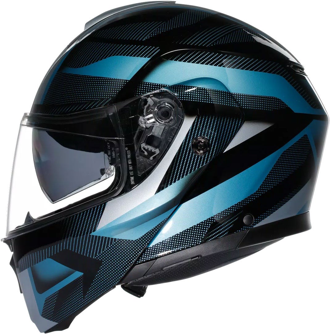 AGV Streetmodular Ledro 2.0 Helm zwart mat/blauw S (55/56) Figuur 4
