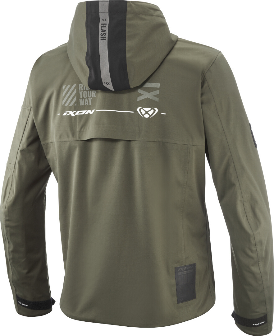 Ixon M-Quarter Waterproof Motorcycle Textile Jacket Khaki/Black L Figure 2