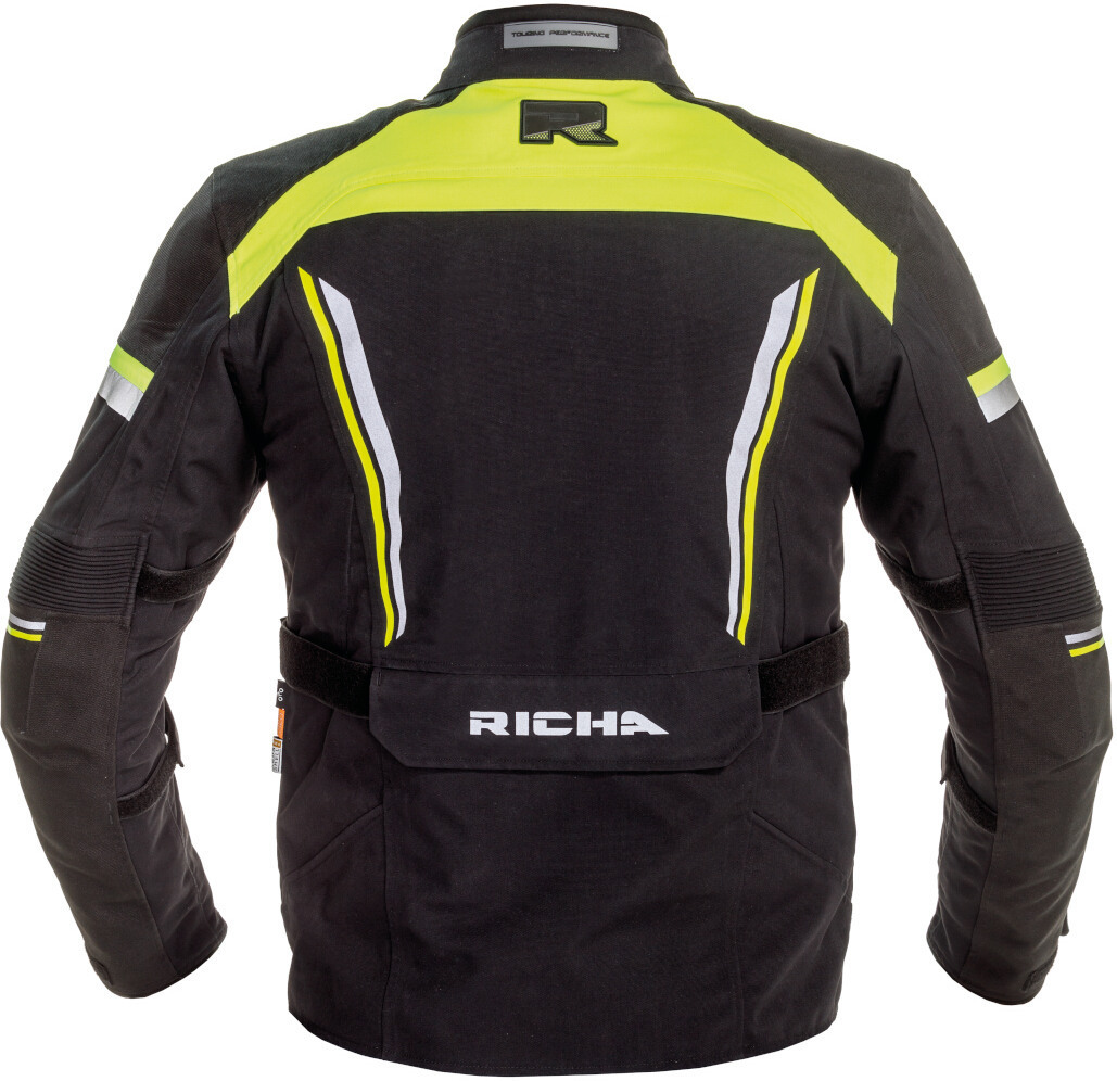 Richa Infinity 2 Pro Blouson textile de moto noir/jaune XL Figure 2