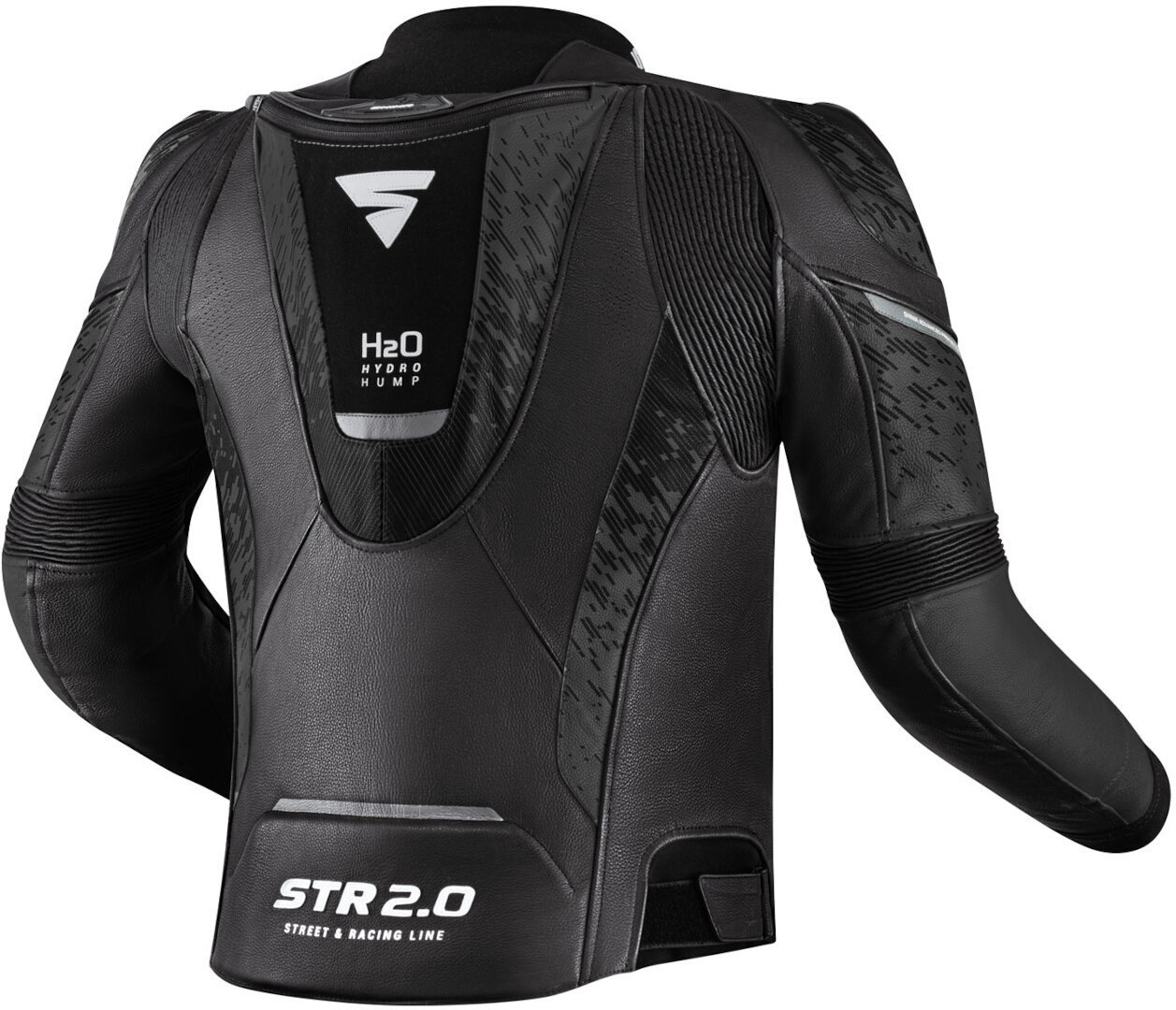 SHIMA STR 2.0 Motorrad Lederjacke schwarz 60 Abbildung 2