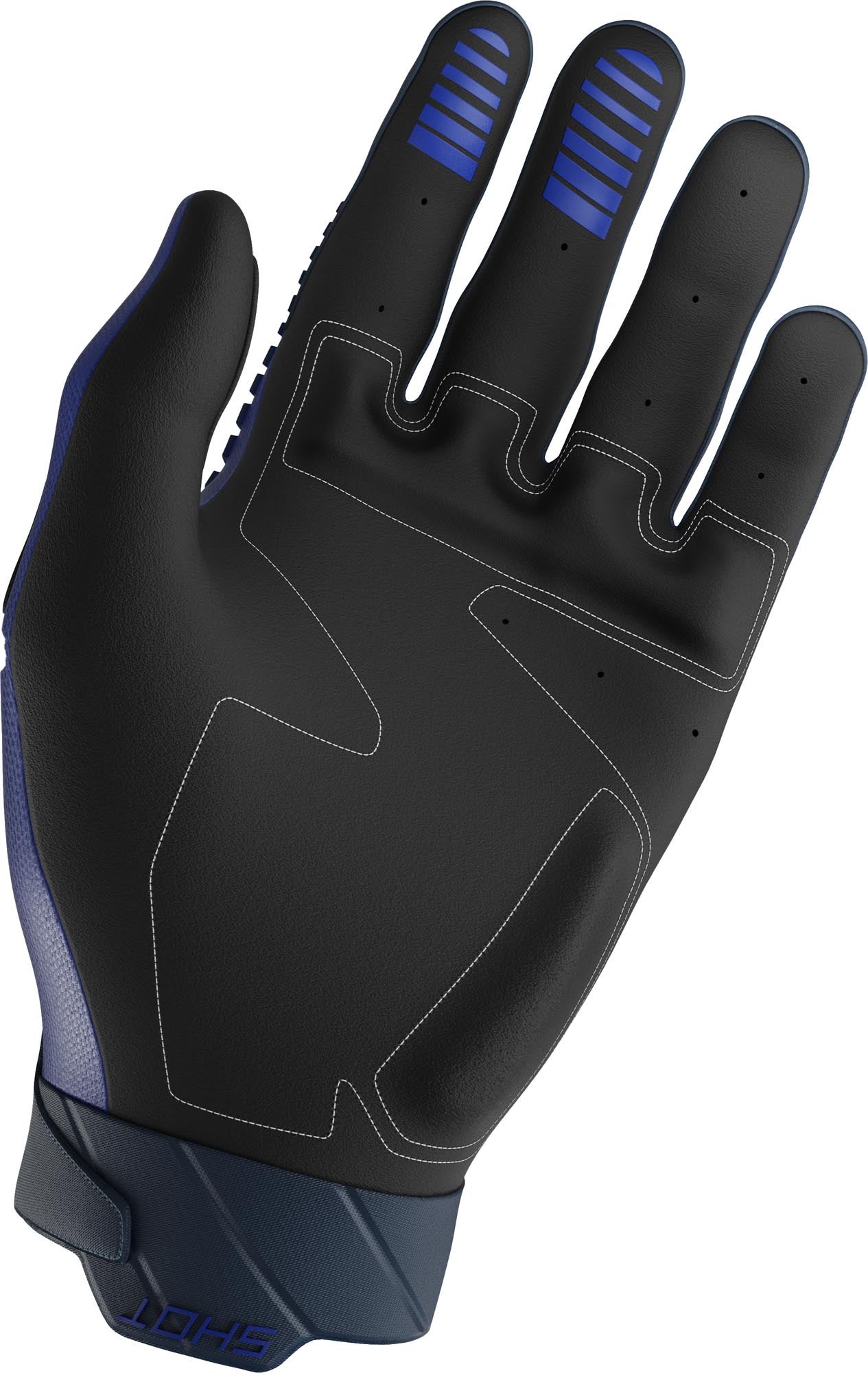 Shot Core Max Motocross Handschuhe blau 11 Abbildung 2