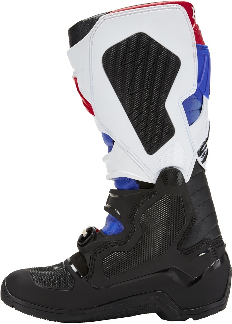 Alpinestars Honda Tech 7 Enduro Drystar vattentäta motocross stövlar svart/vitt/rött/blått 11 (45,5) Figur 5