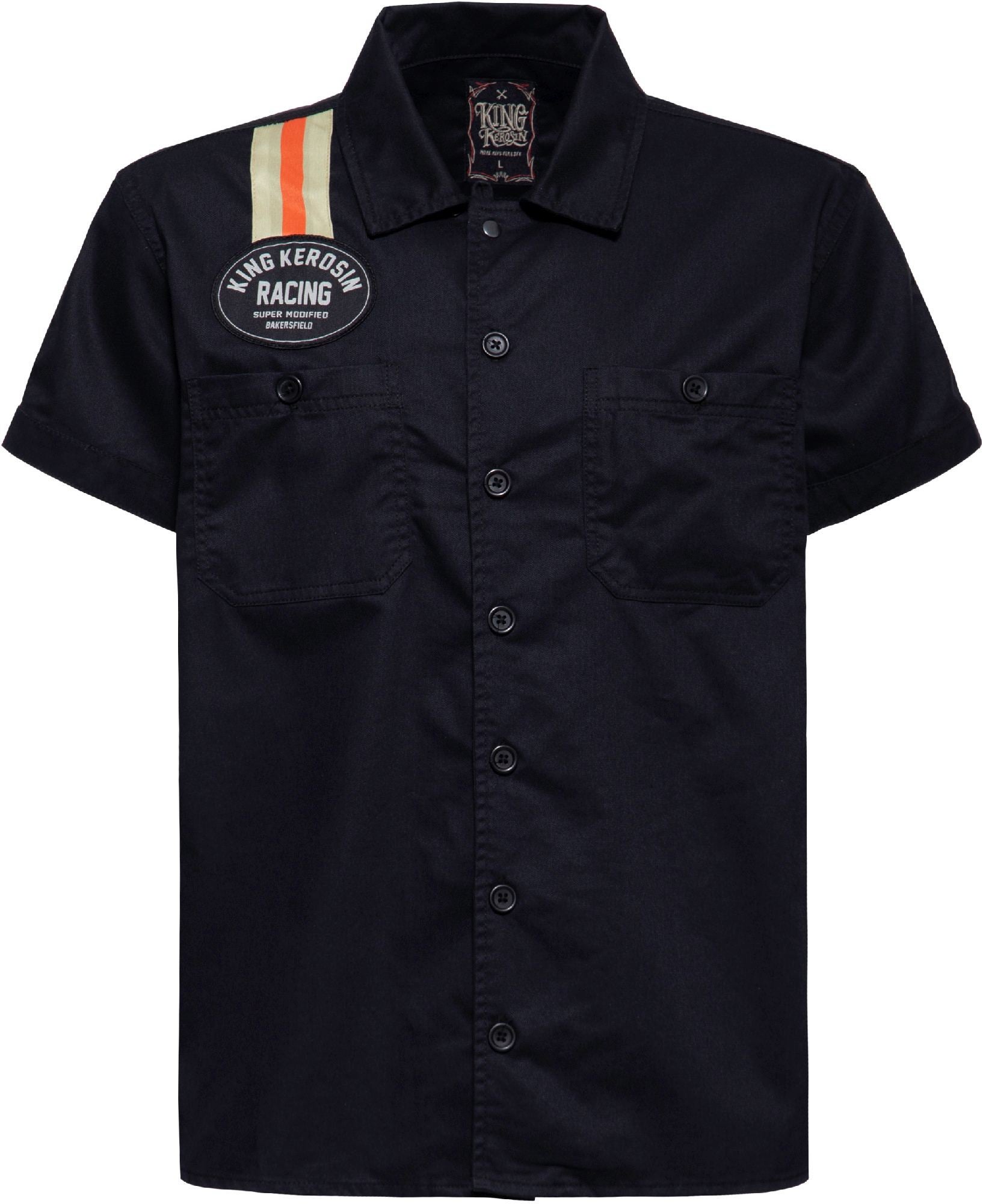 King Kerosin Hell Fire Workwear Kurzarmhemd S Abbildung 1