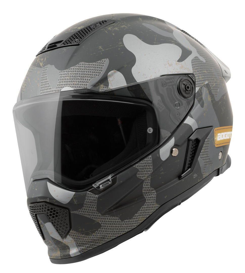 Bogotto Rapto Camo Hjälm Svart matt/grå S (55/56) Figur 17