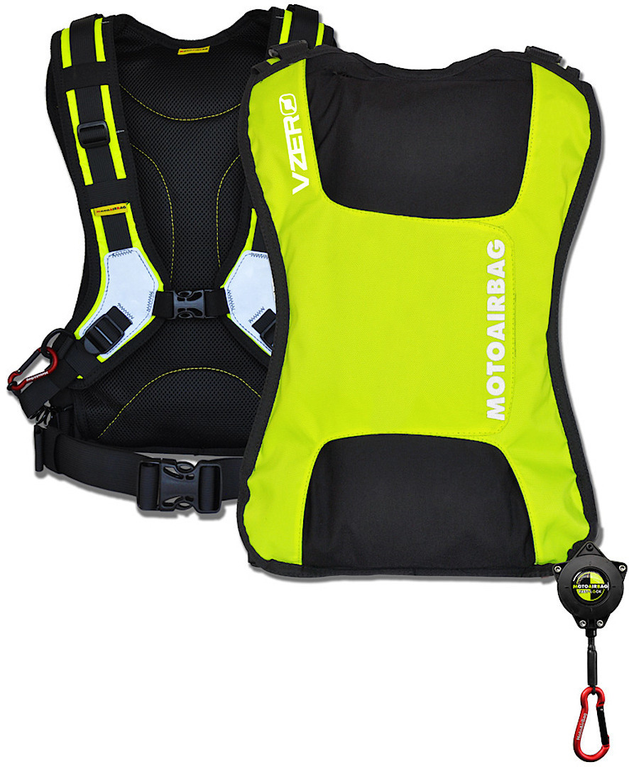 Motoairbag MAB VZero Vestă cu airbag Galben neon Figura 2