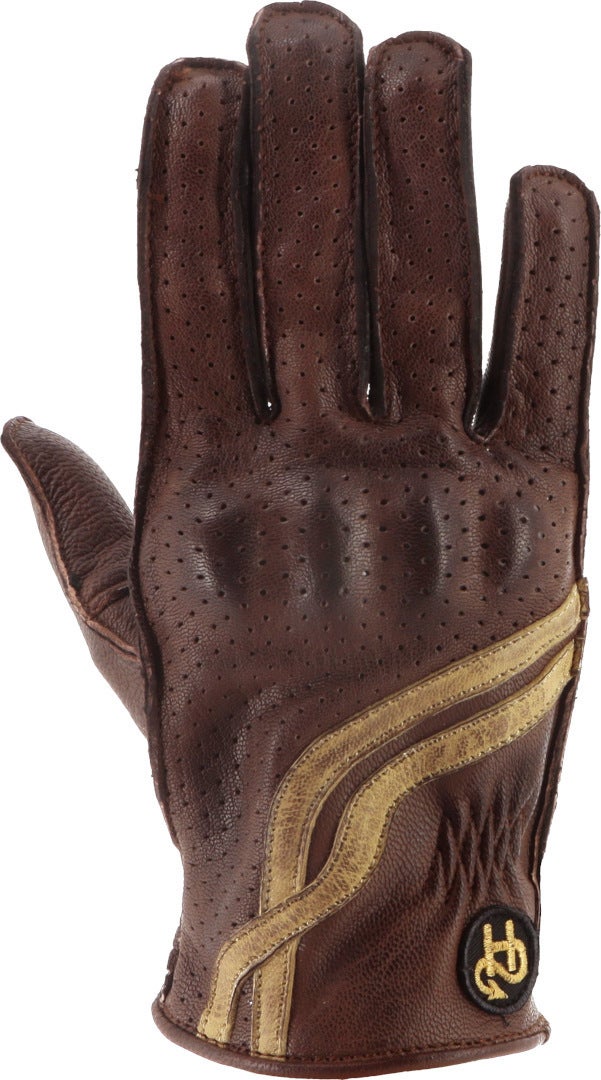 Helstons Virage Sommerperforerede damemotorcykelhandsker Sand 7 Figur 1