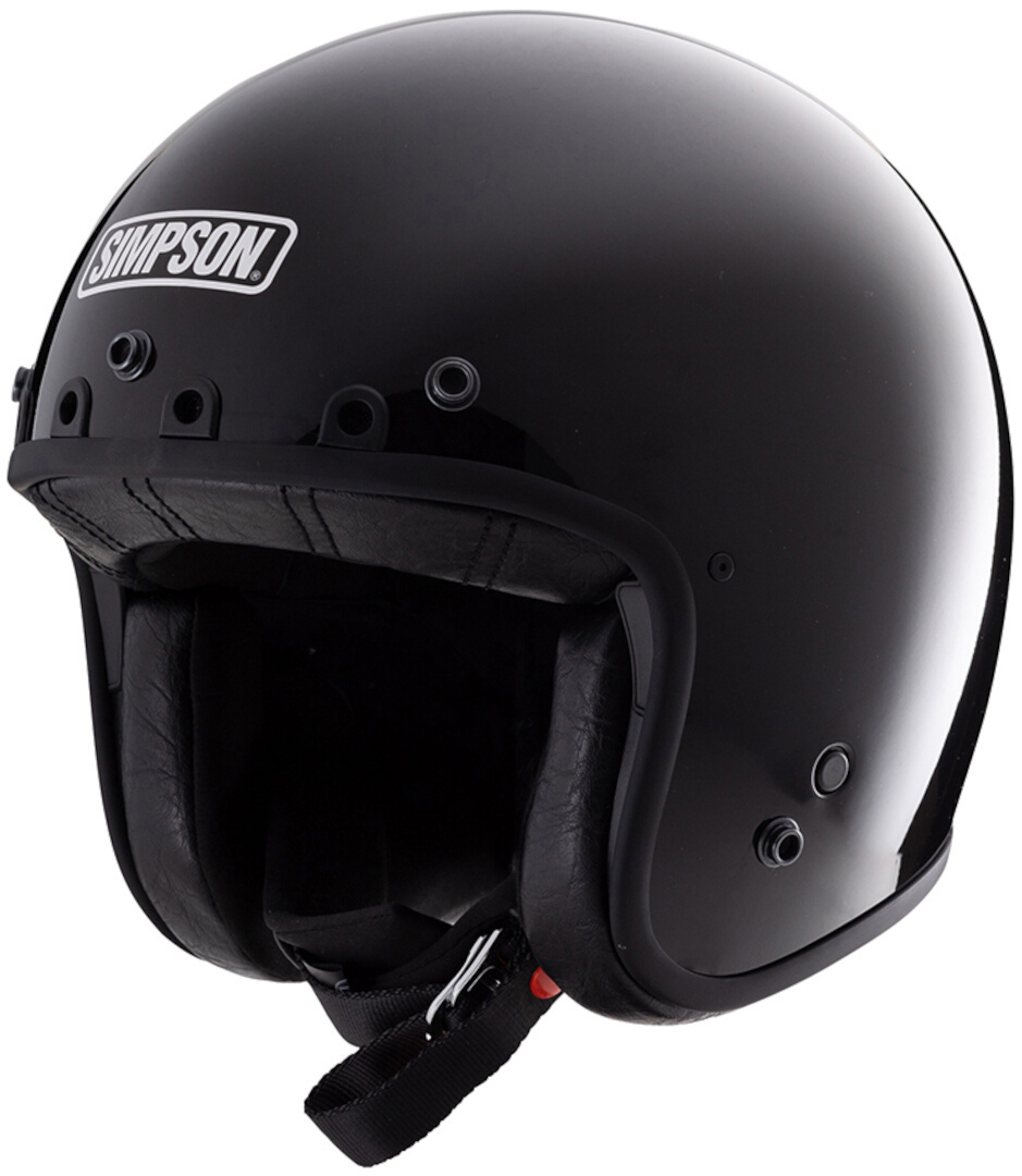 chopper motorcycle helmets uk Pu Leather Bike Helmet Open Face Vintage Motorcycle Helmet Goggle Mask Full Face Helmet Motorbike Outlaw Helmets EXO Glossy Black