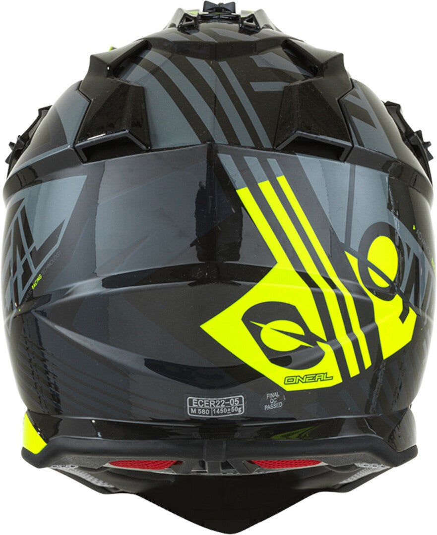 Oneal 2Series Rush V.22 Capacete de Motocross cinza/amarelo S (55/56) Figura 4