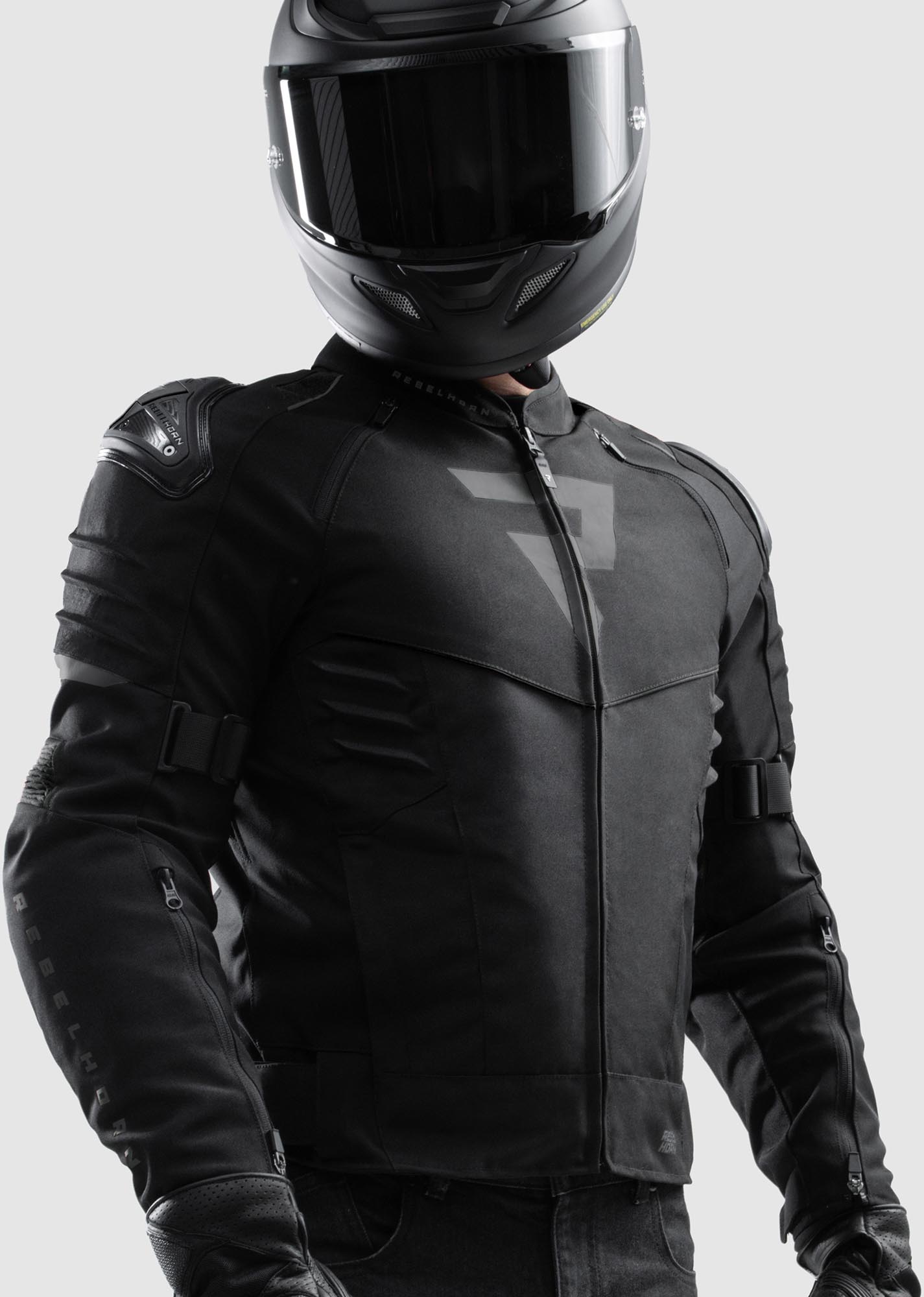 Rebelhorn Vandal 2 waterproof Motorcycle Textile Jacket black M Figure 13