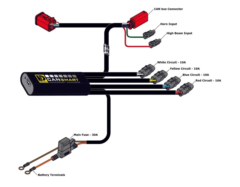 DENALI Controlerul CANsmart™ GEN II Figura 4