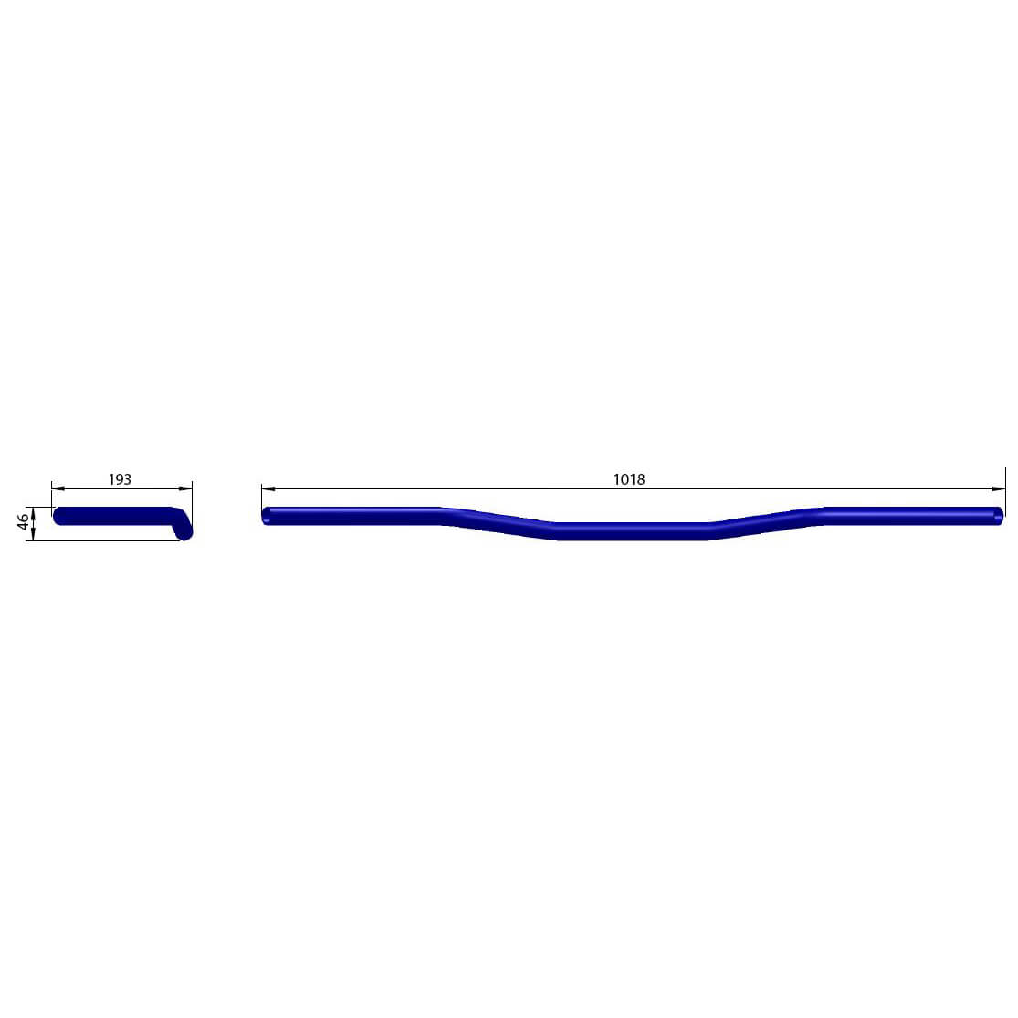 HIGHSIDER pro Wide Bar L11 (HS), 1 Zoll Figur 2