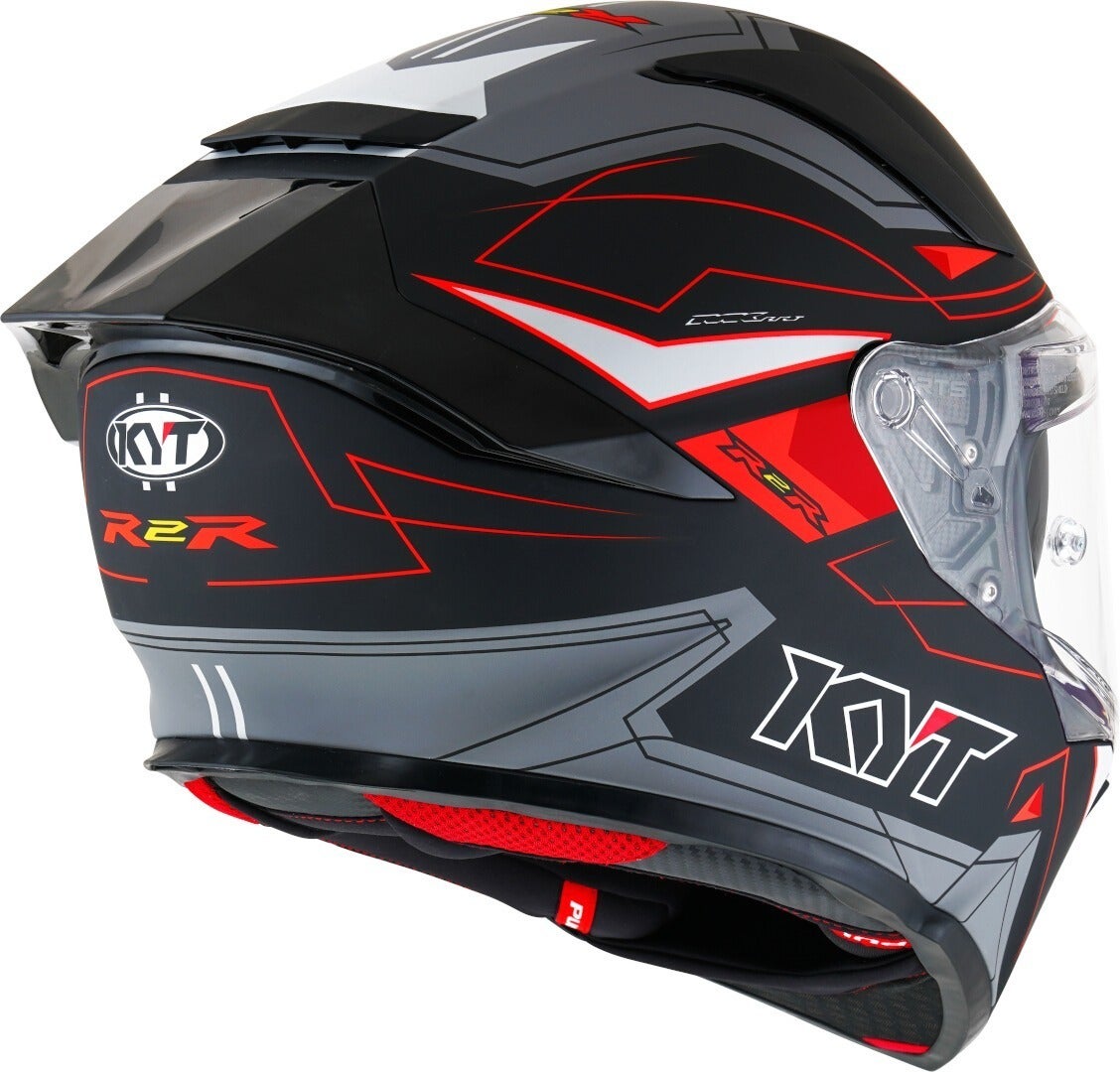 KYT R2R Led Hełm matowy/szary XXL (63) Rysunek 3