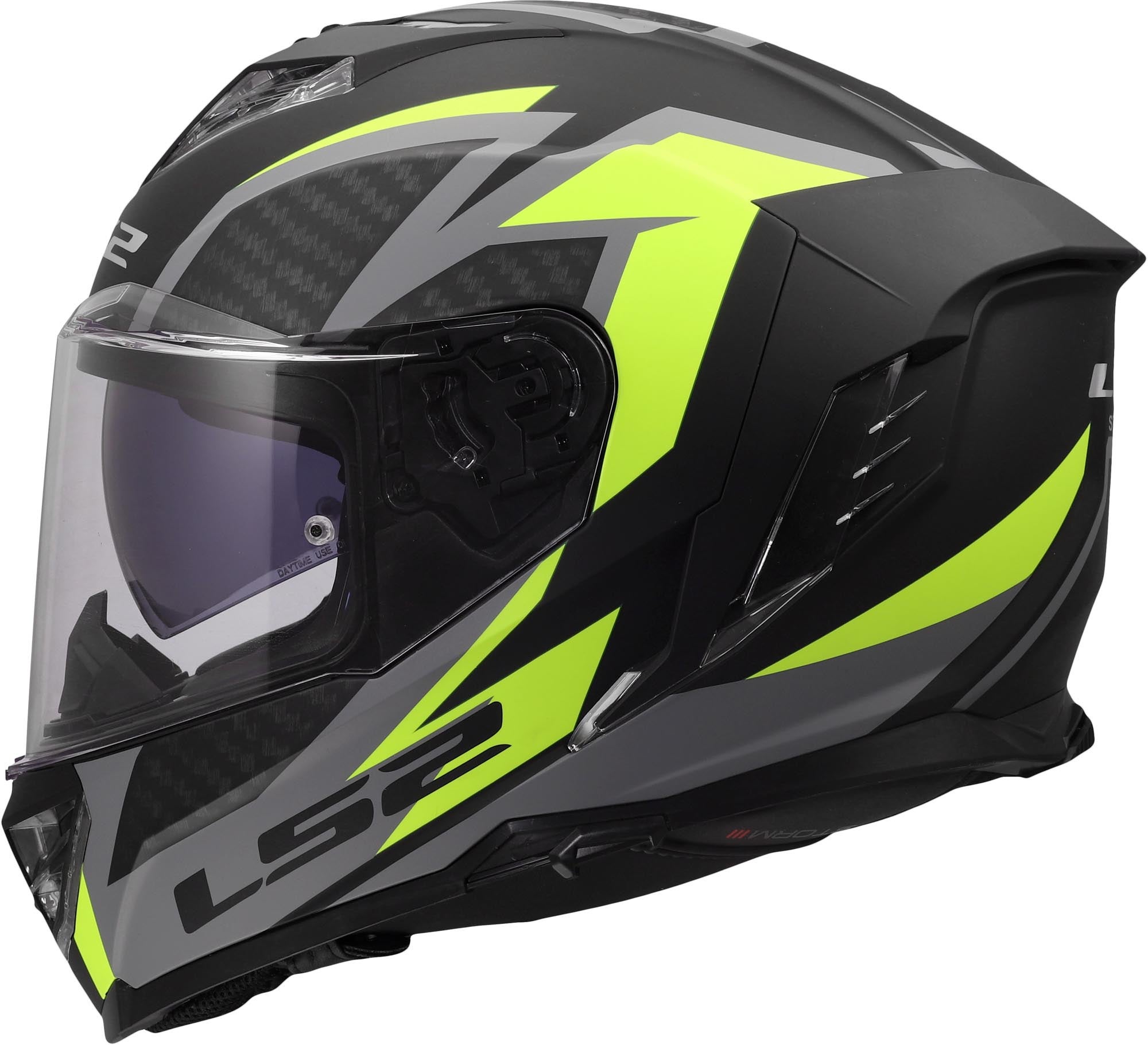 LS2 FF818 Storm III Dynamo Elmetto nero/giallo XXXL (65/66) Figura 2
