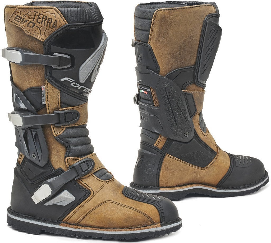 Forma Terra Evo Dry Botas de moto impermeables marrón 39 Figura 1