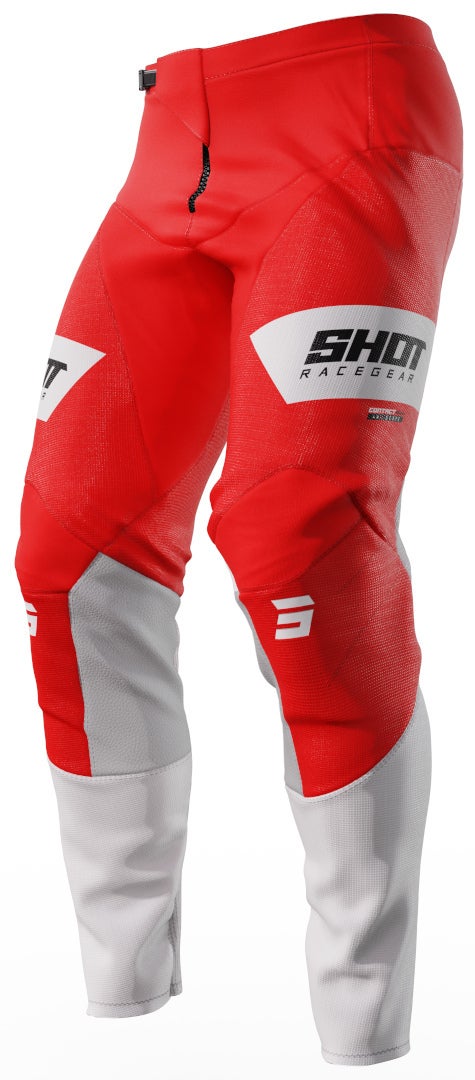 Shot Contact Scope Motorcross broek rood/wit 42 Figuur 1