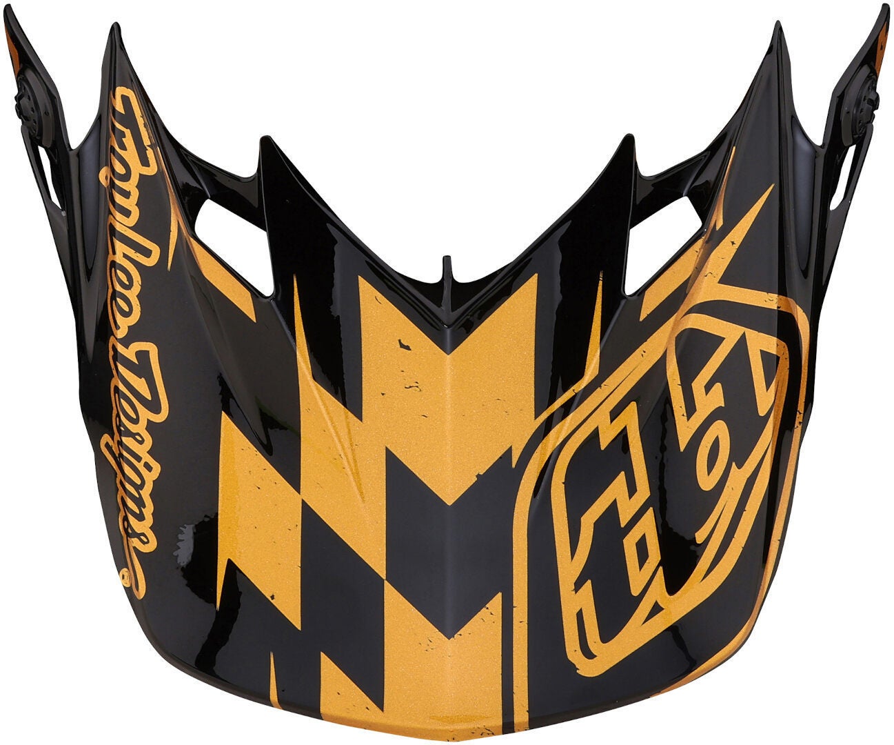 Troy Lee Designs SE4 Polyacrylite Race Shop MIPS Casco da motocross nero/oro M (57/58) Figura 9