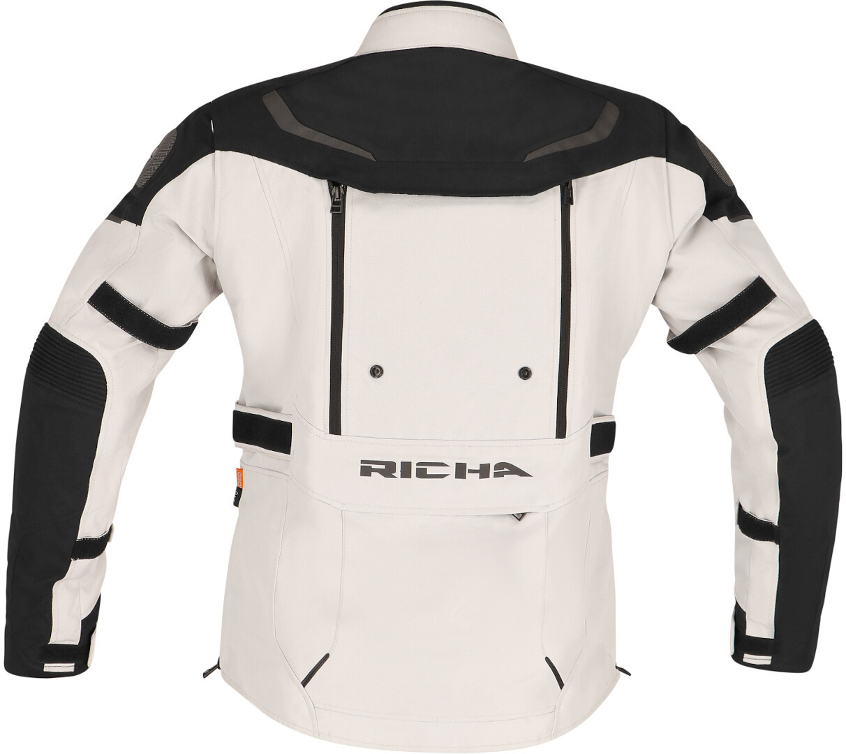 Richa Infinity 2 Adventure imperméable à l’eau dames moto textile veste Gris clair/Noir L Figure 3