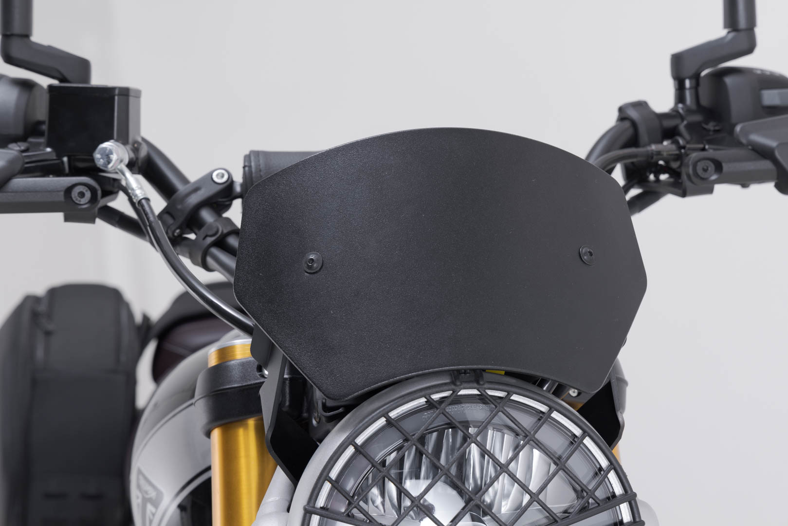Parbrizul SW-Motech - Negru. Triumph Scrambler 400 X (23-). Figura 4
