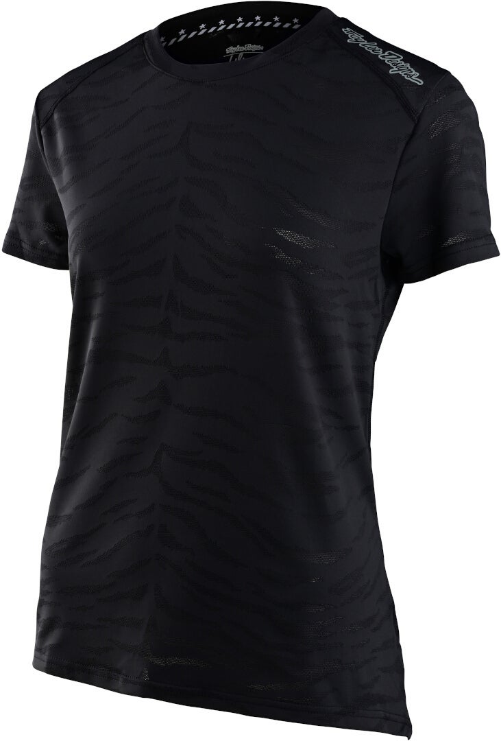 Troy Lee Designs Lilium Tiger Jacquard Ladies Short Sleeve Bicycle Jersey black XL Figure 1