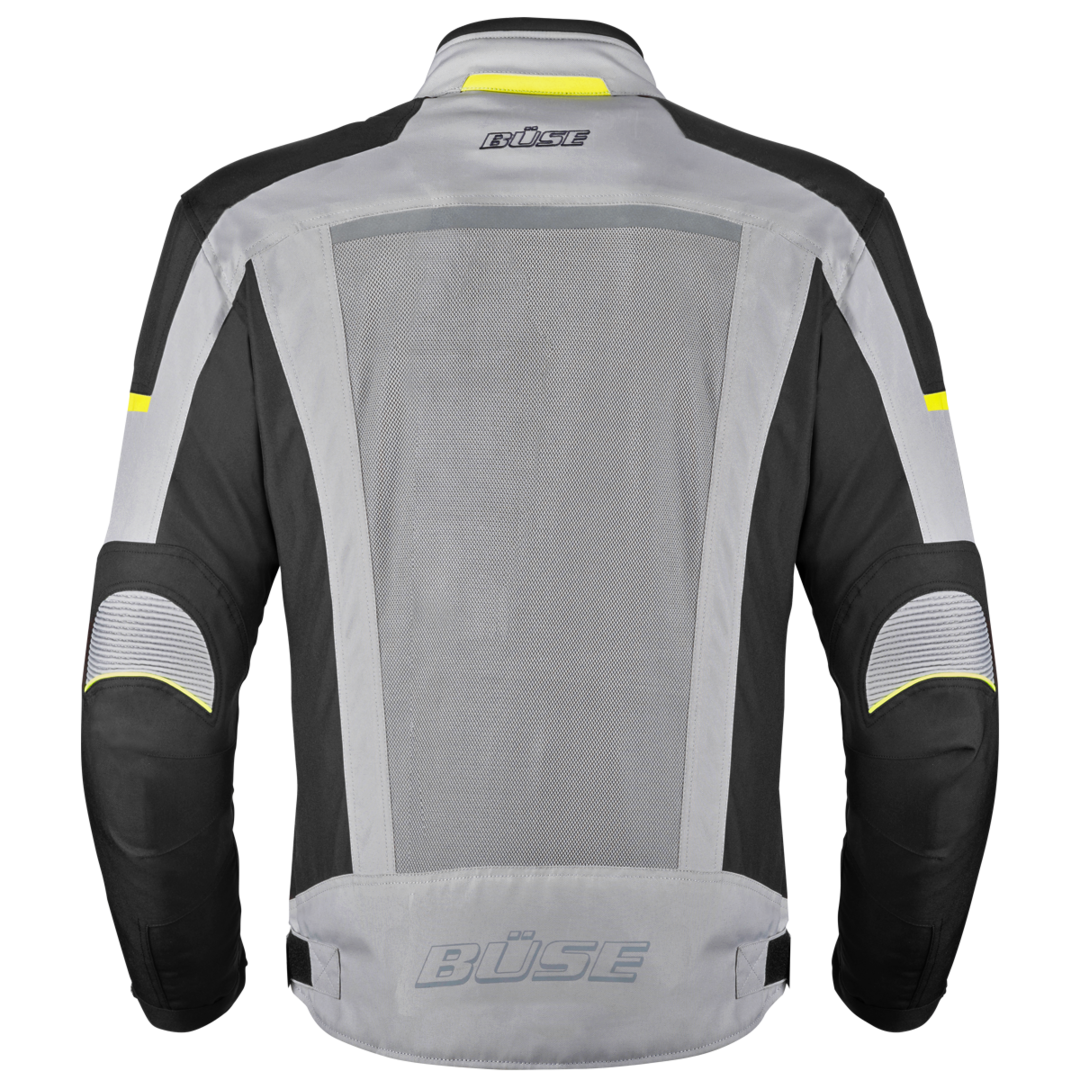 Büse Santerno Motorrad Textiljacke hellgrau M Abbildung 2