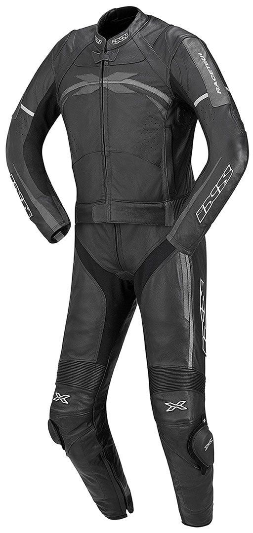 IXS Camaro Tuta in pelle a due pezzi nero/grigio 98 Figura 1