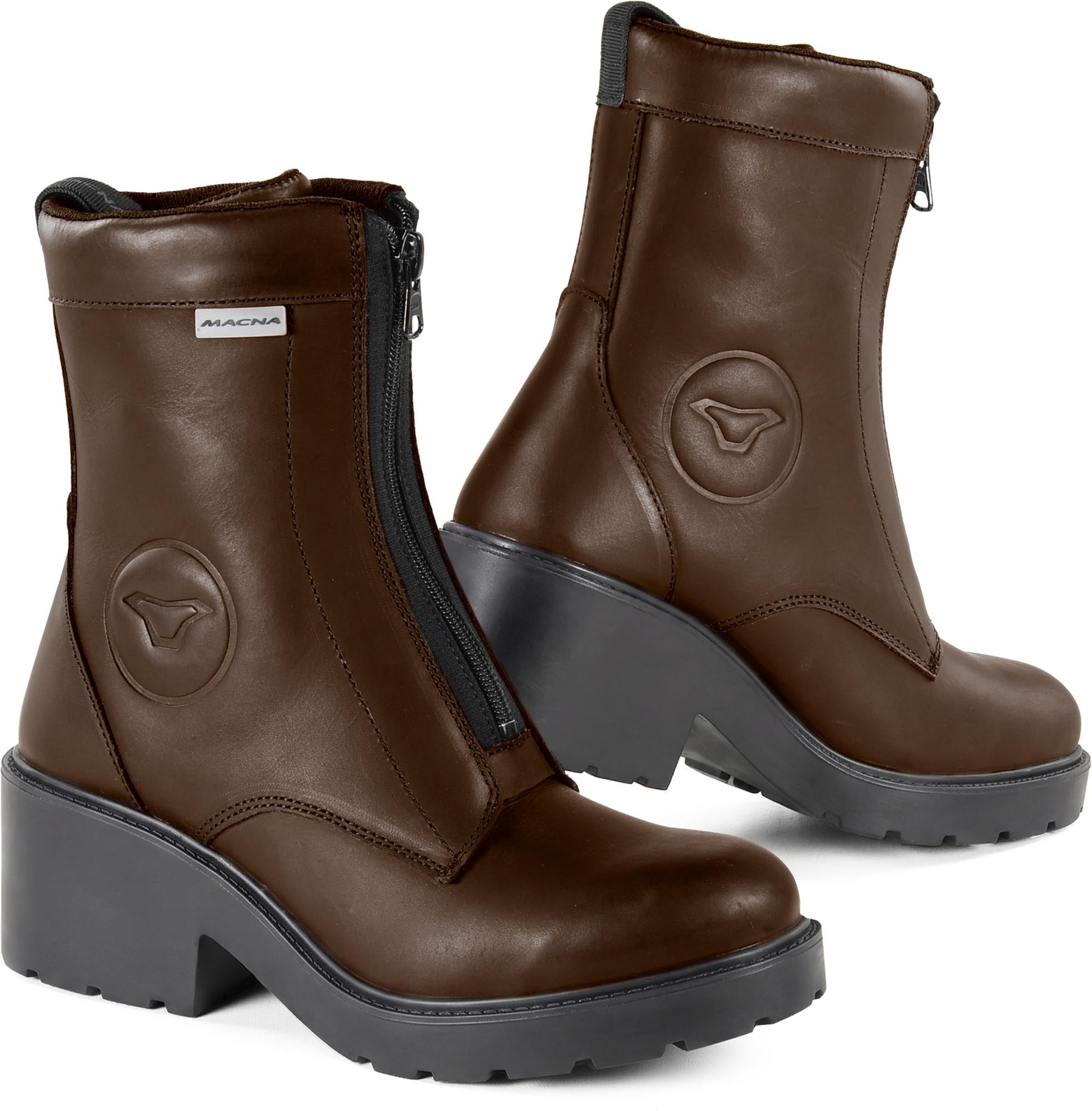 Macna Lisha RTX Botas impermeables para moto de mujer marrón 41 Figura 1