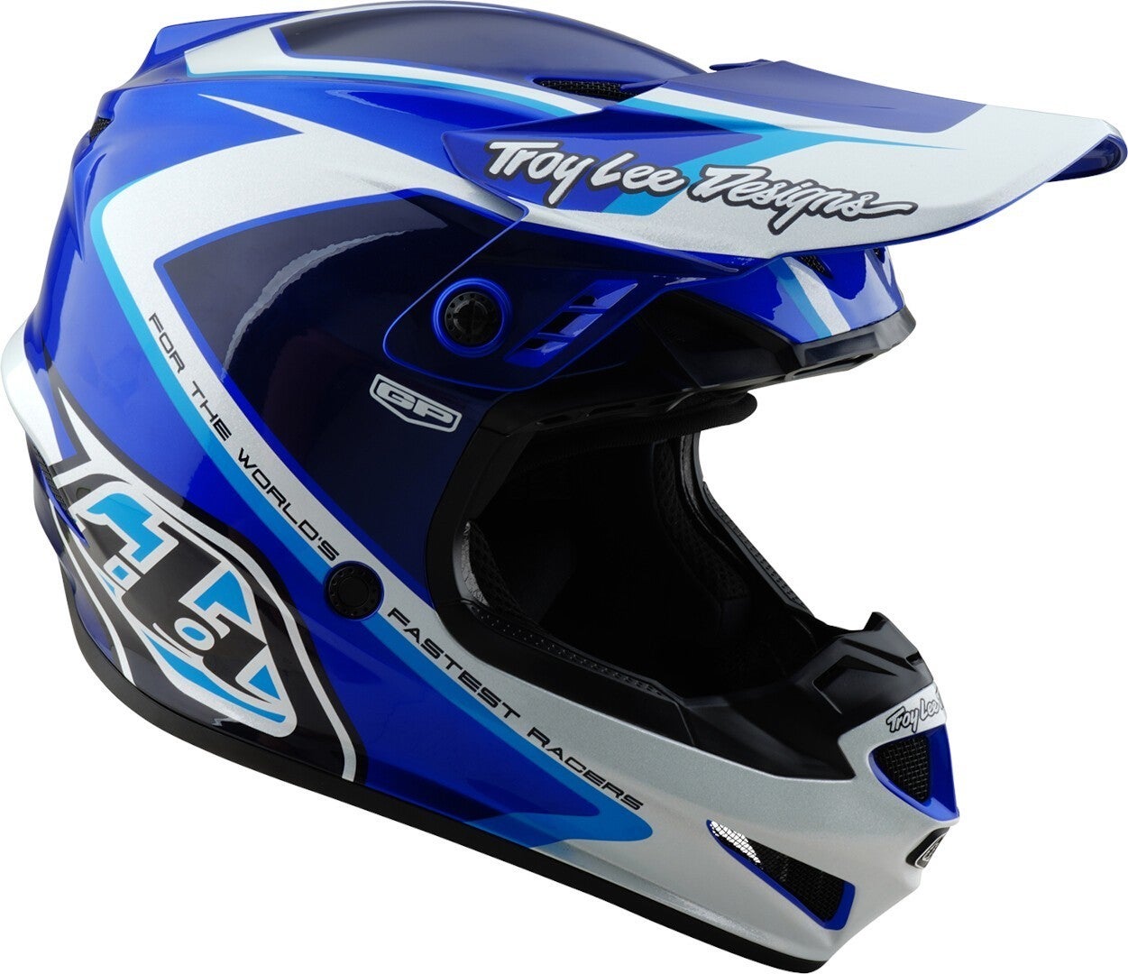 Troy Lee Designs GP Shutter Motorcross helm blauw M (57/58) Figuur 7