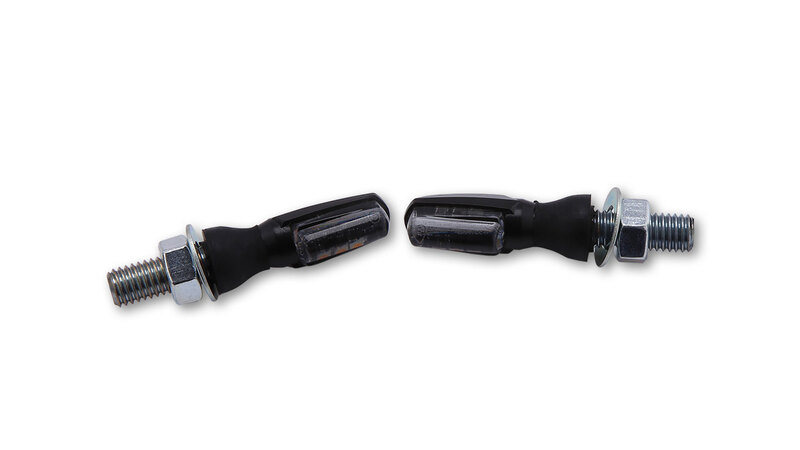 HIGHSIDER smart Spark LED-indikator/positionsljus svart/rök 2i-1, E-godkänd (par) Figur 1