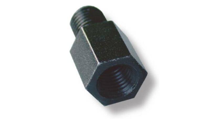 V-DELAR Universell höger spegeladapter hane M8/125 (höger steg)/hona M10/125 hona (höger steg) Figur 2