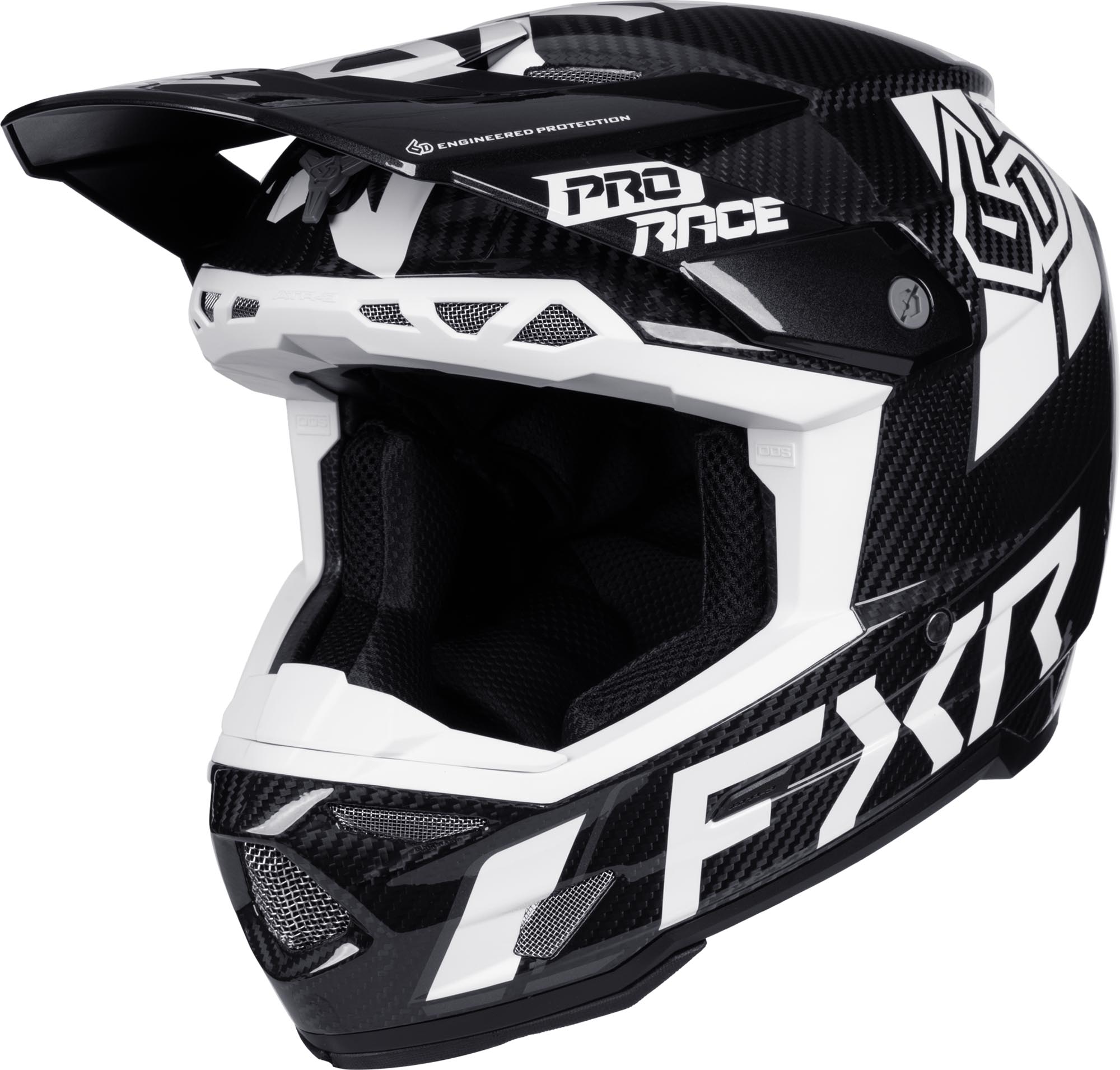 FXR 6D ATR-3Y Carbon Capacete de motocross juvenil Artigo principal Figura 1