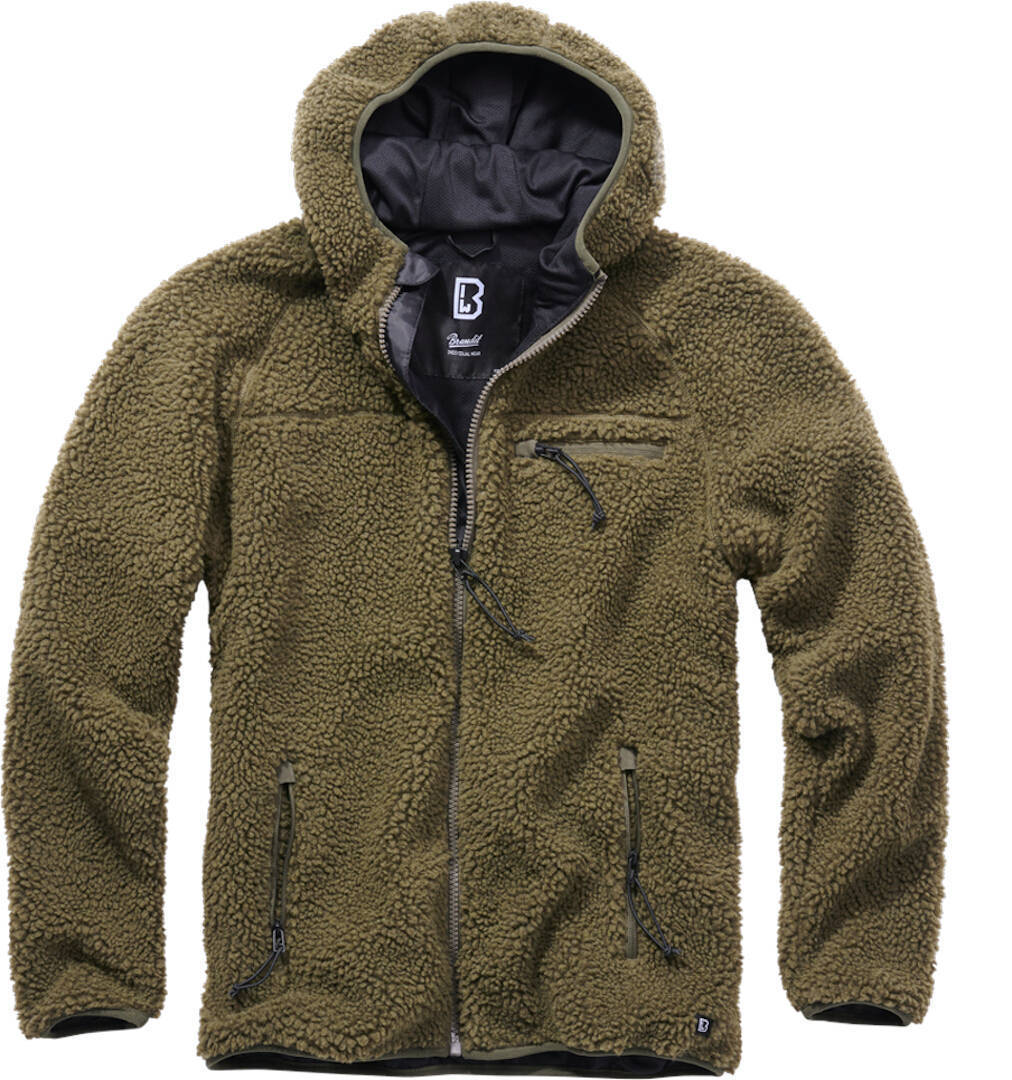 Brandit Teddyfleece Worker Jacket olive 3XL Figure 1