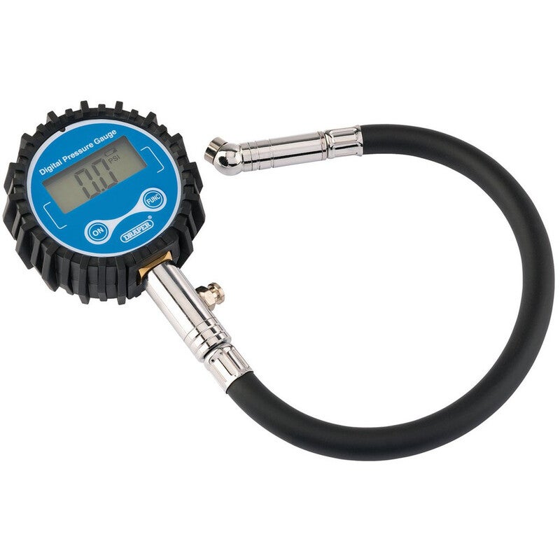 Draper Digital Tyre Pressure Gauge with 300mm Flexible Hose Figure 1