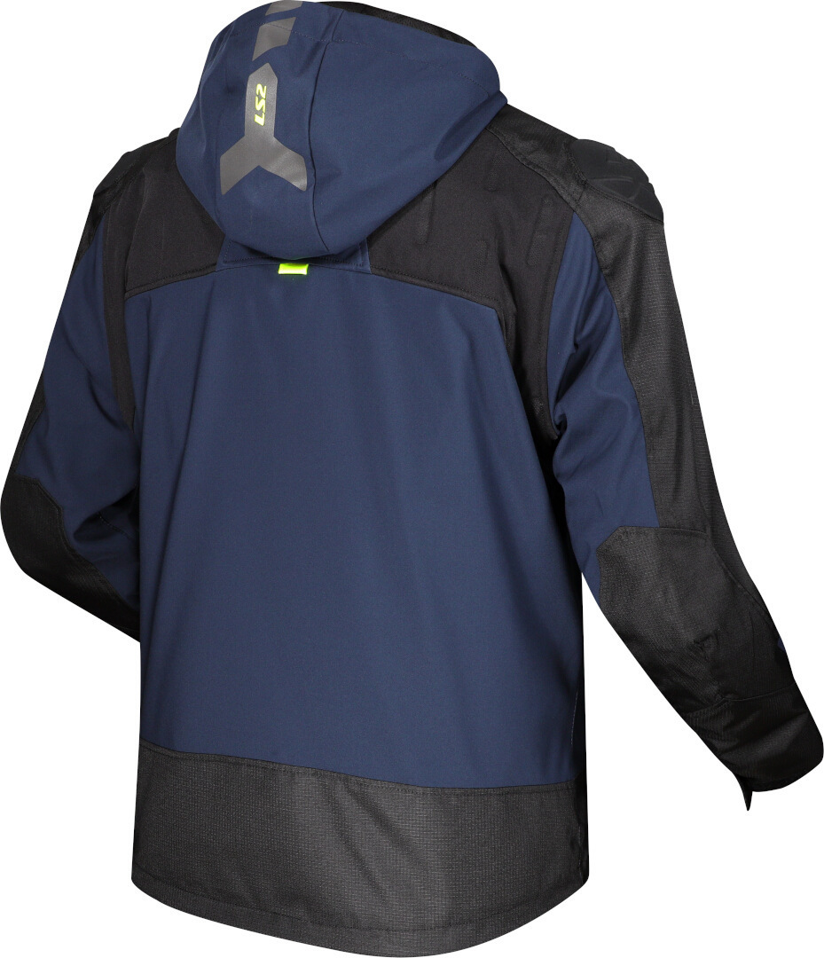 LS2 Zirconium waterproof Motorcycle Textile Jacket blue/black 4XL Figure 2