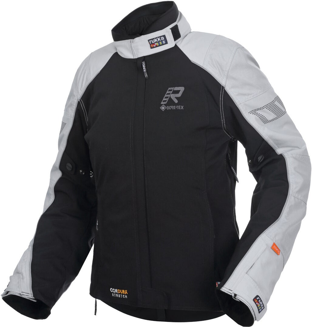 Rukka Comforina GTX Giacca tessile moto da donna nero/grigio chiaro 38 Figura 1
