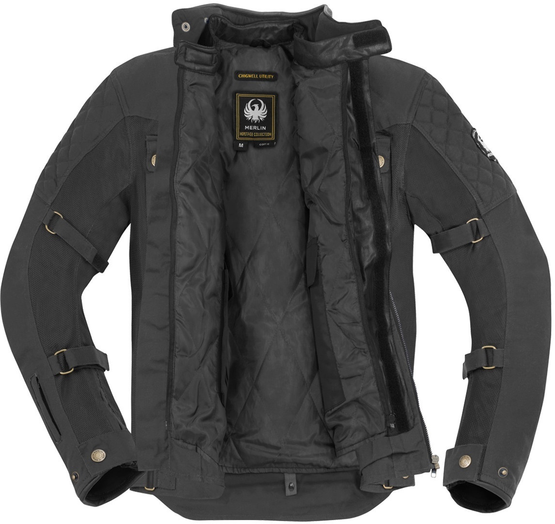 Merlin Chigwell Utility Jachetă ceruită pentru motocicletă negru L Figura 5