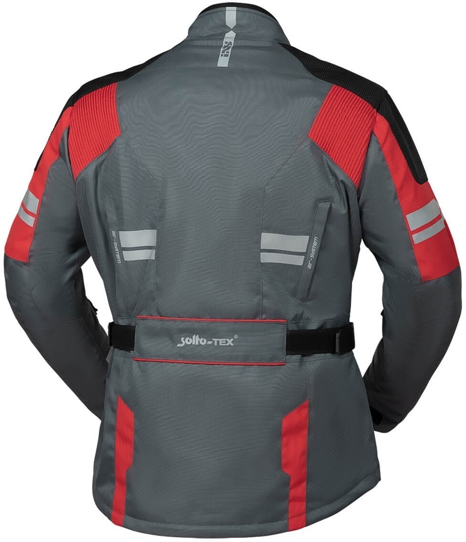 IXS Tour Blade-ST 2.0 Motorcycle Textile Jacket grey/black/red M Figure 2