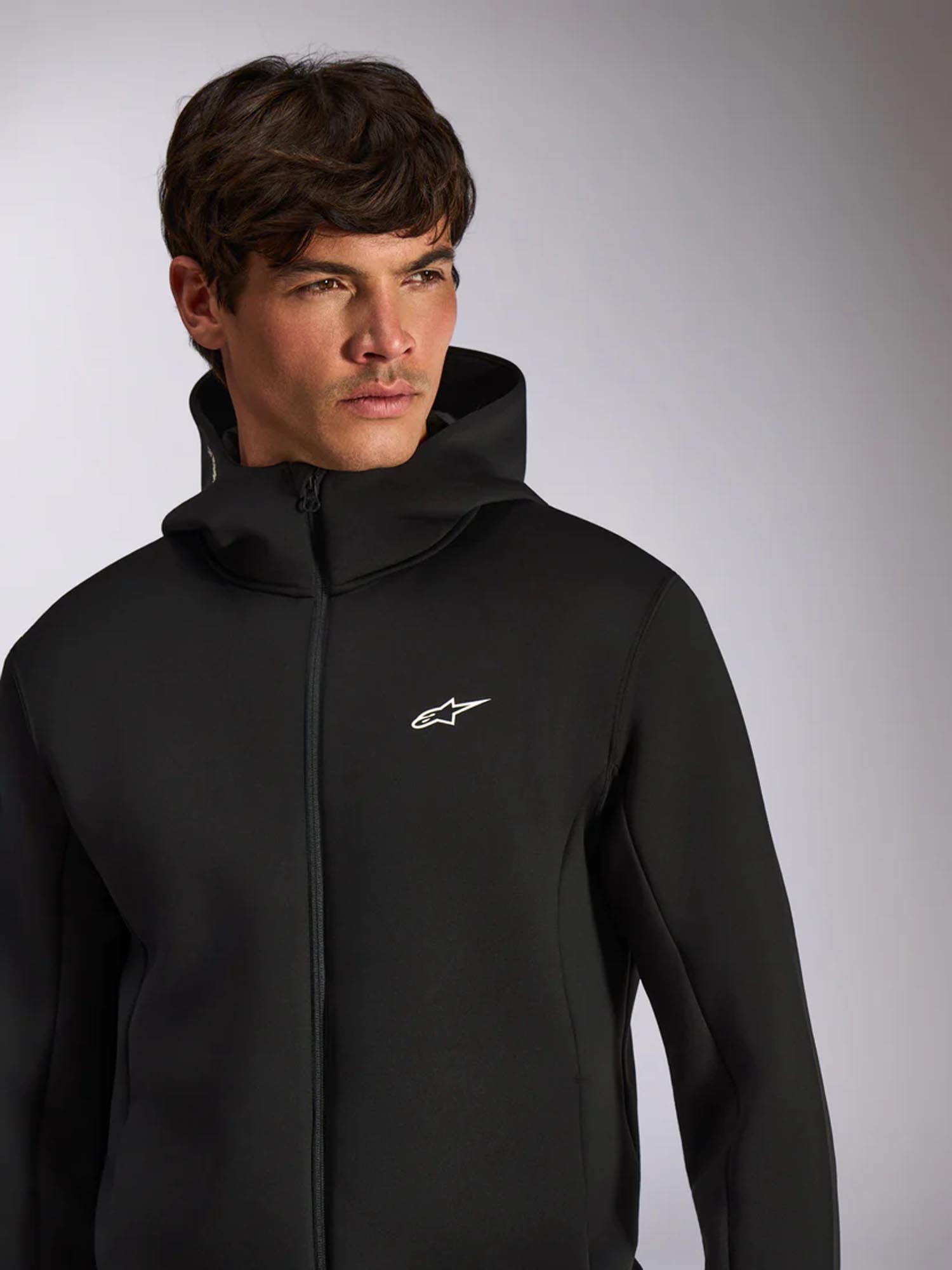 Alpinestars Cypher Sweat à capuche zippé noir M Figure 3