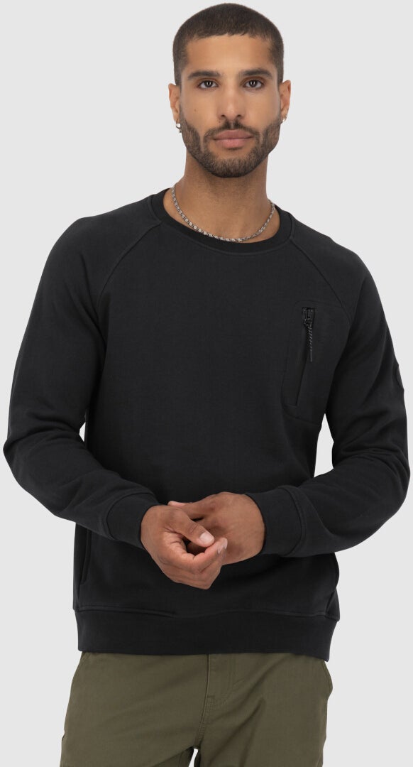 Alife And Kickin FabioAK A French Terry Sweatshirt Sweatshirt Sort M Figur 2